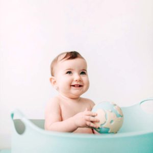 Juguete de baño para bebé - Juguete de baño Earthy the World Ball